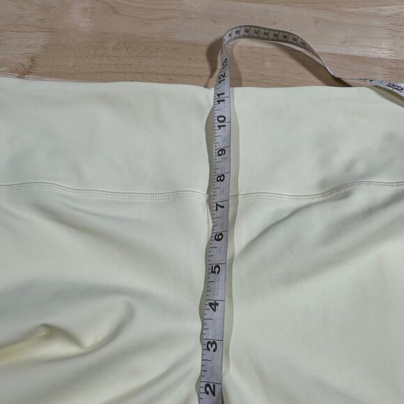 Athleta Ultra High Rise 7/8 Elation Leggings Light Yellow Glow Women's Sz XL NWT - Picture 10 of 11